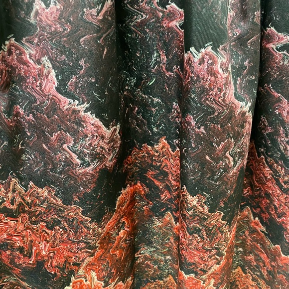 Adrianna Papell crossover halter Mikado long gown